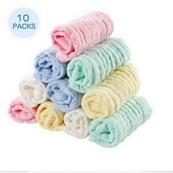 5 Boxes of Organic Muslin Washcloths Wholesale Bundle - Picture 4 of 4